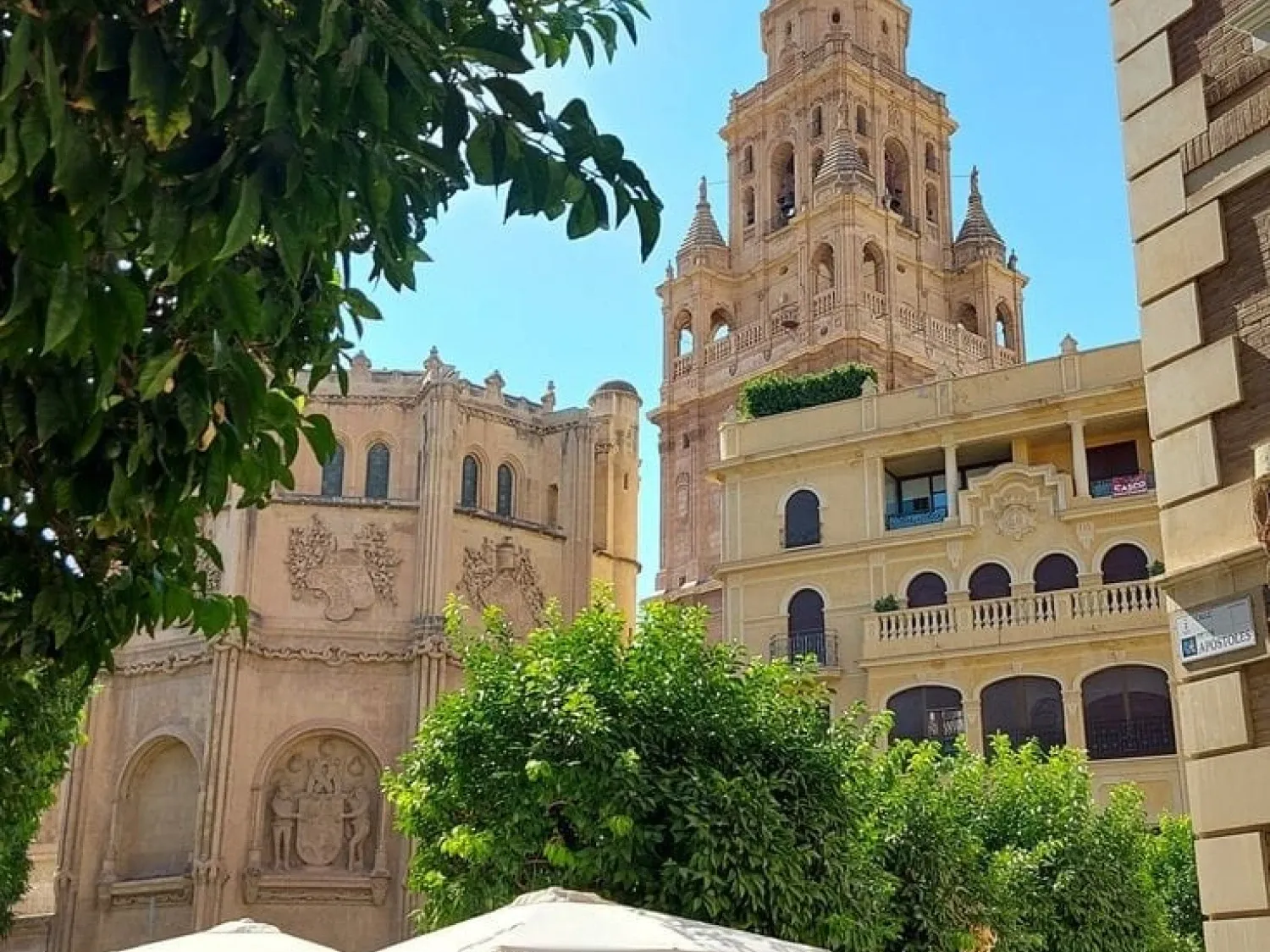 Exterior view of Flat to rent in  Murcia Capital  with Furnished and Washing machine