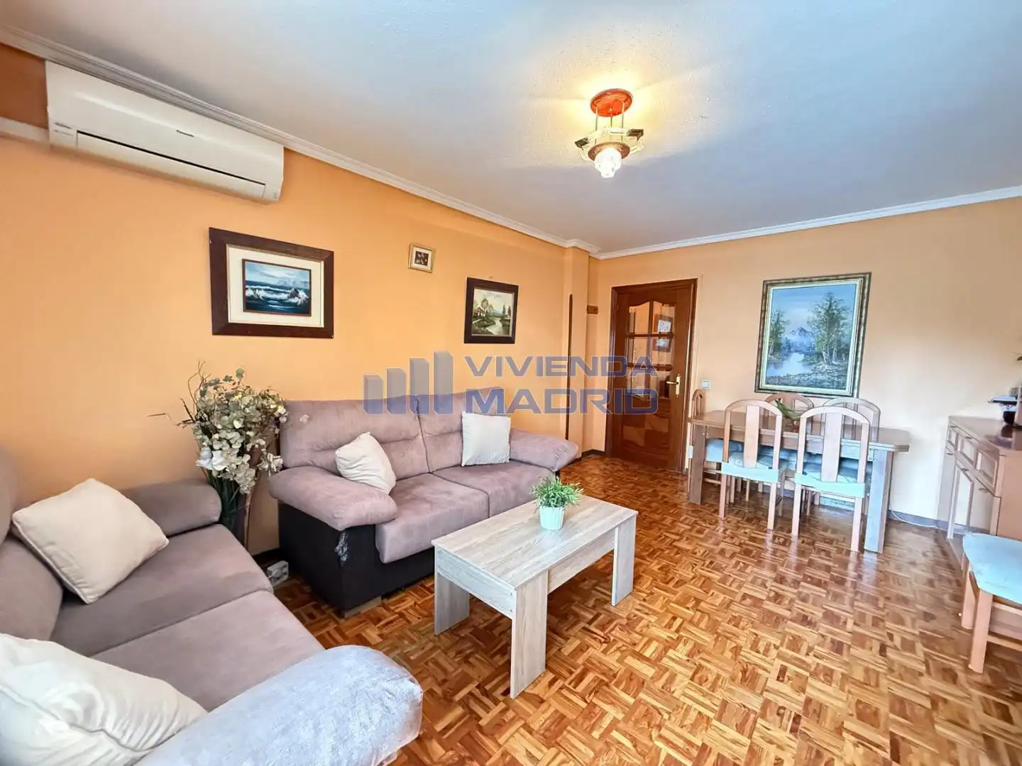 Wohnzimmer von Wohnung zum Verkauf in Móstoles mit Klimaanlage, Terrasse und Abstellraum