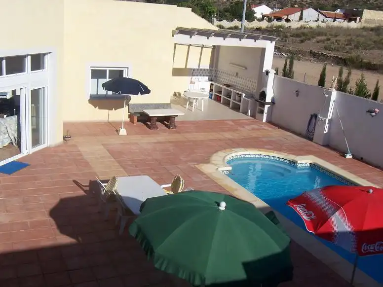 Piscina de Casa o xalet en venda en Cartagena amb Calefacció, Jardí privat i Terrassa