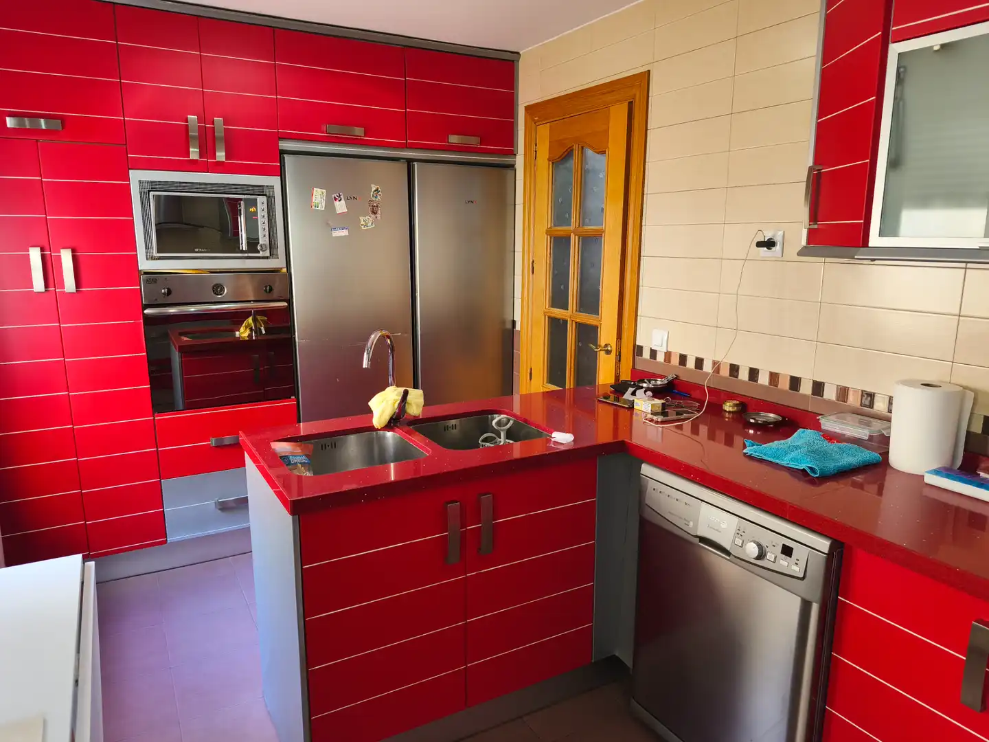 Küche von Wohnung zum Verkauf in Puertollano mit Klimaanlage, Heizung und Abstellraum