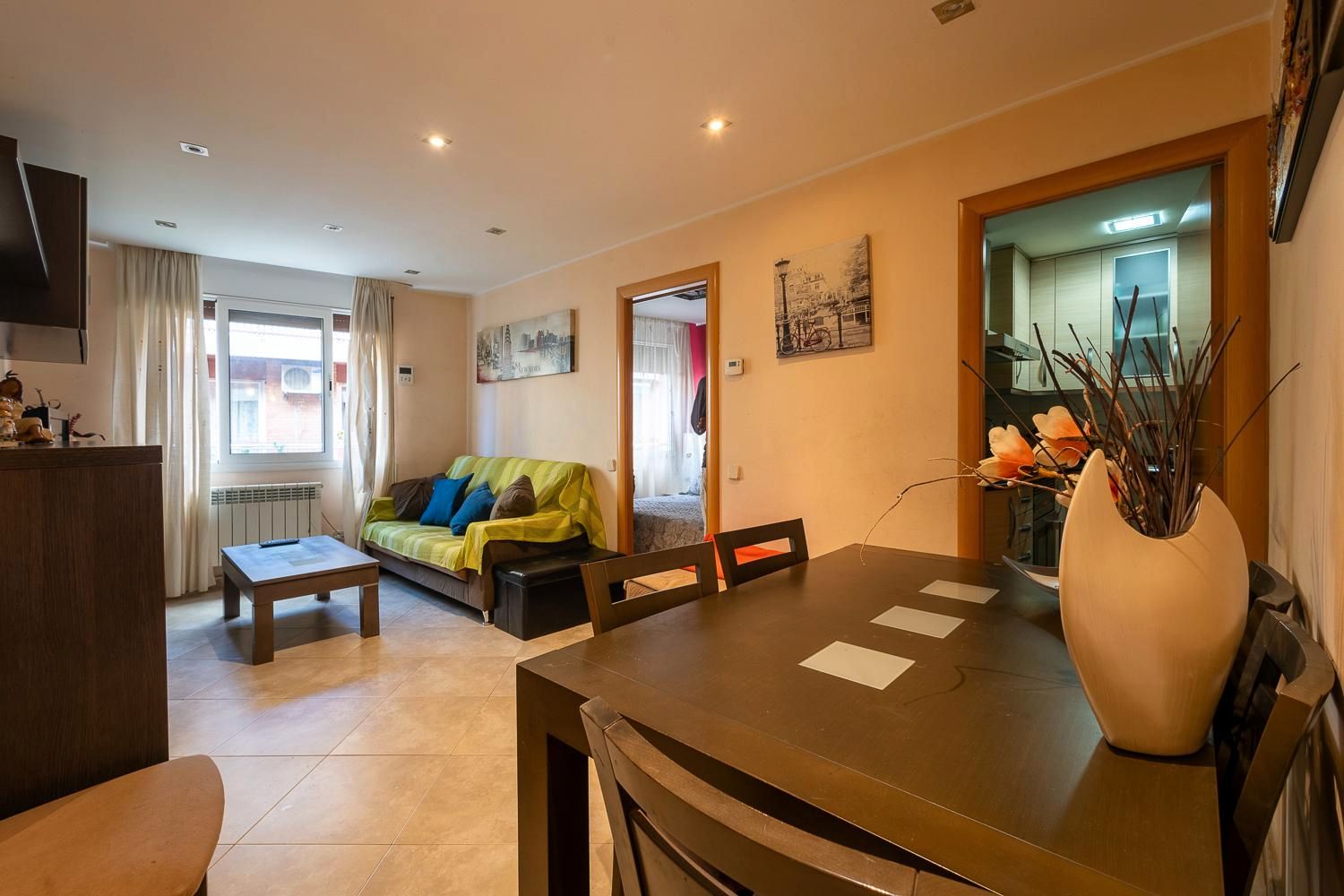 Living room of Flat for sale in  Barcelona Capital  with Washing machine