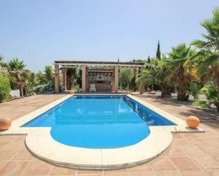 Swimming pool of House or chalet for sale in Álora  with Air Conditioner, Terrace and Balcony