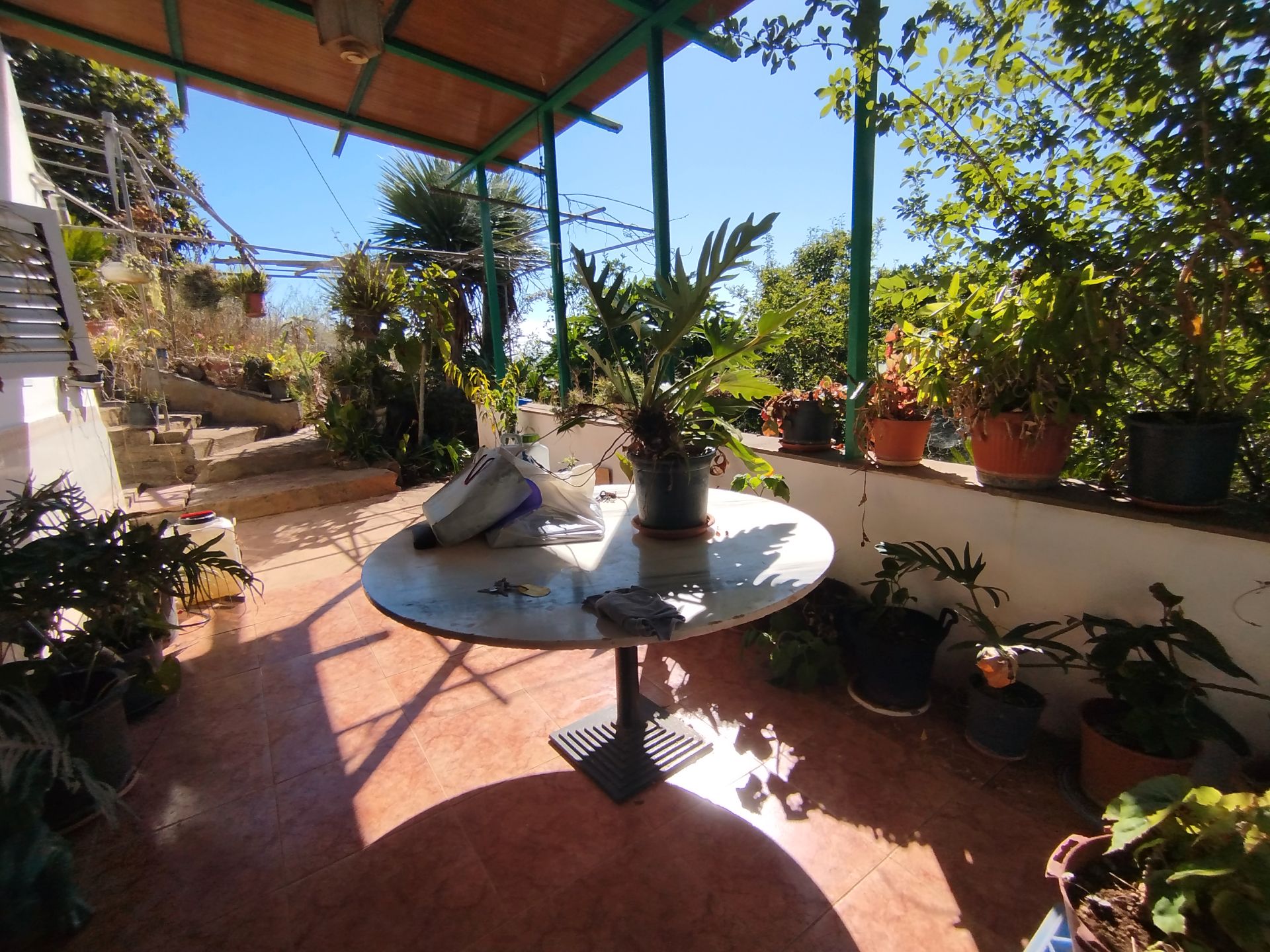 Terraza de Finca rústica en venta en Santa María de Guía de Gran Canaria con Amueblado