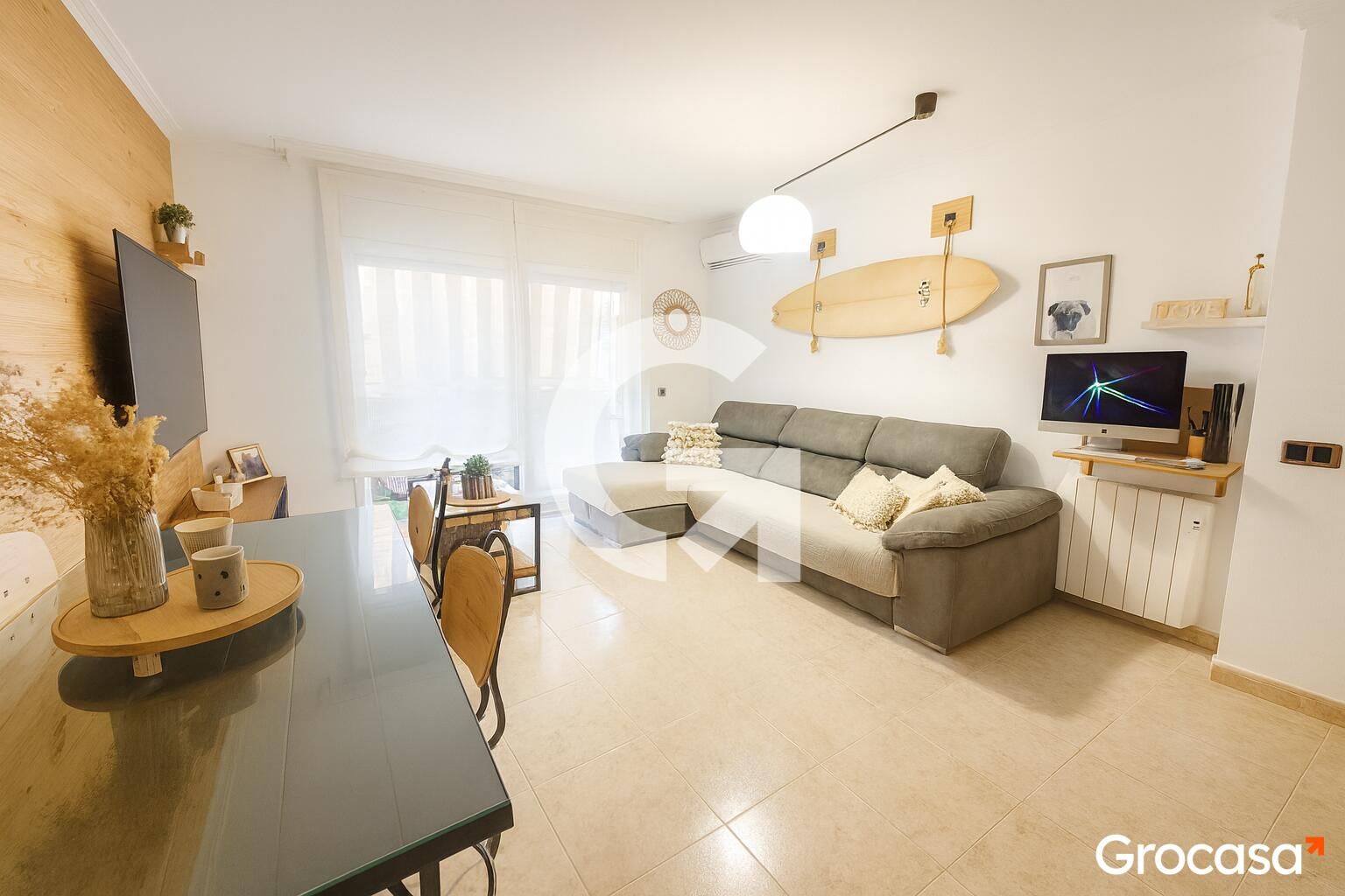 Sala d'estar de Pis en venda en Sant Pere de Ribes amb Aire condicionat, Calefacció i Forn