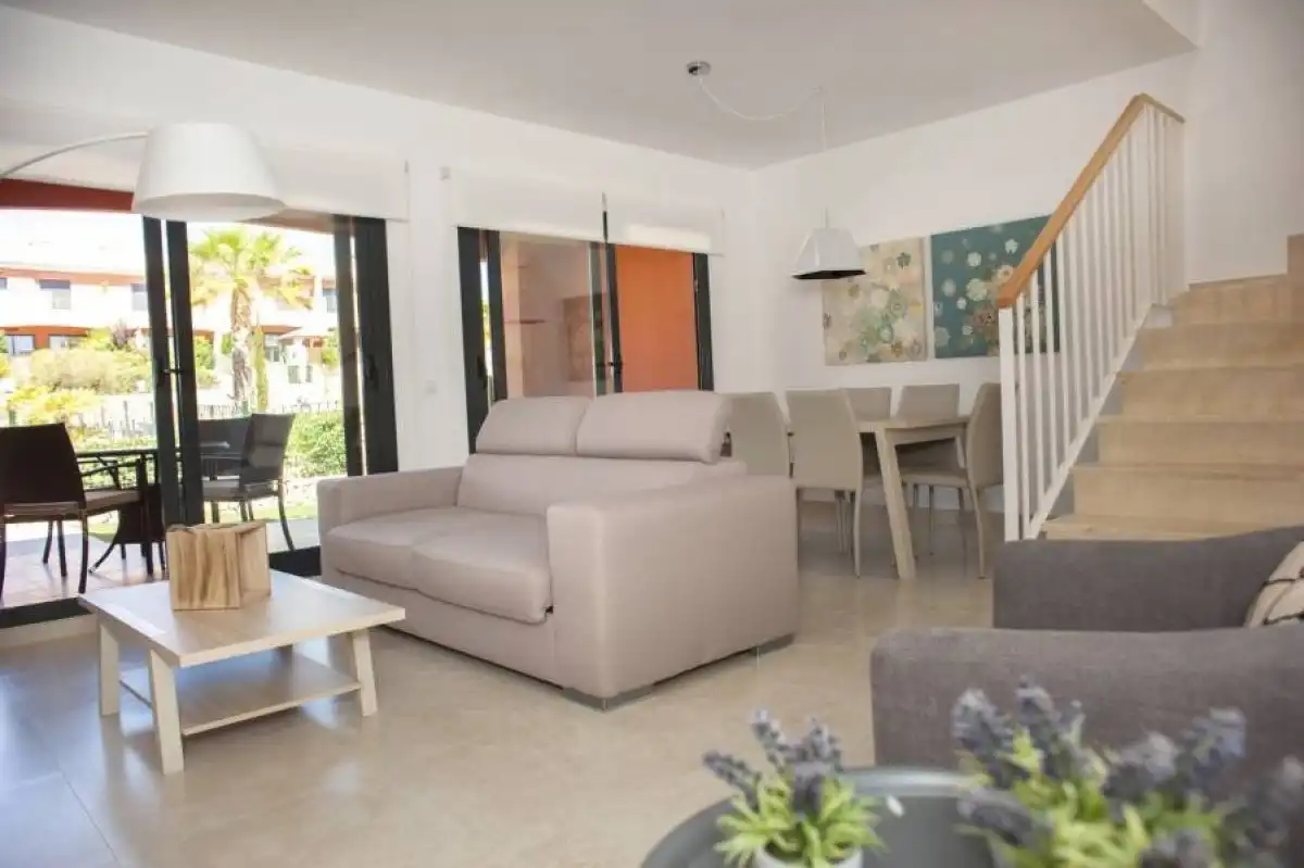 Sala de estar de Piso en venta en Elche / Elx con Aire acondicionado, Jardín privado y Parquet
