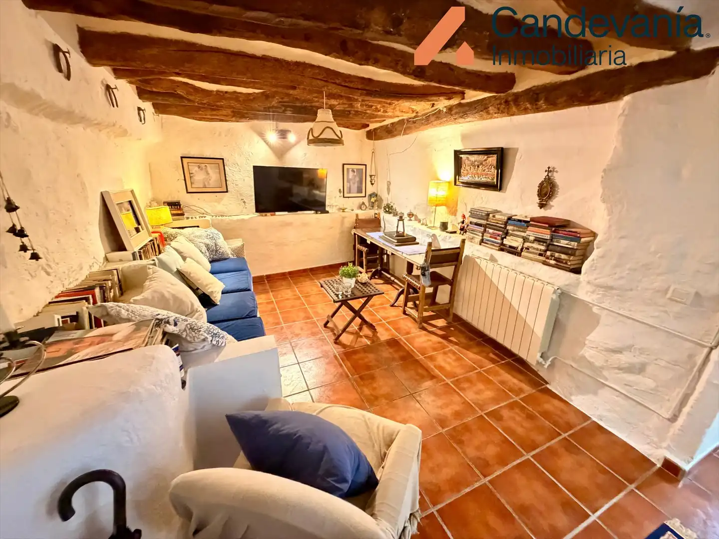 Living room of Houses for sale in Gurrea de Gállego  with Heating and Terrace