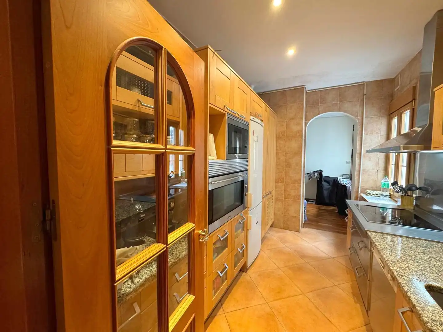 Kitchen of Flat for sale in Madrid  with Heating, Parquet flooring and Furnished