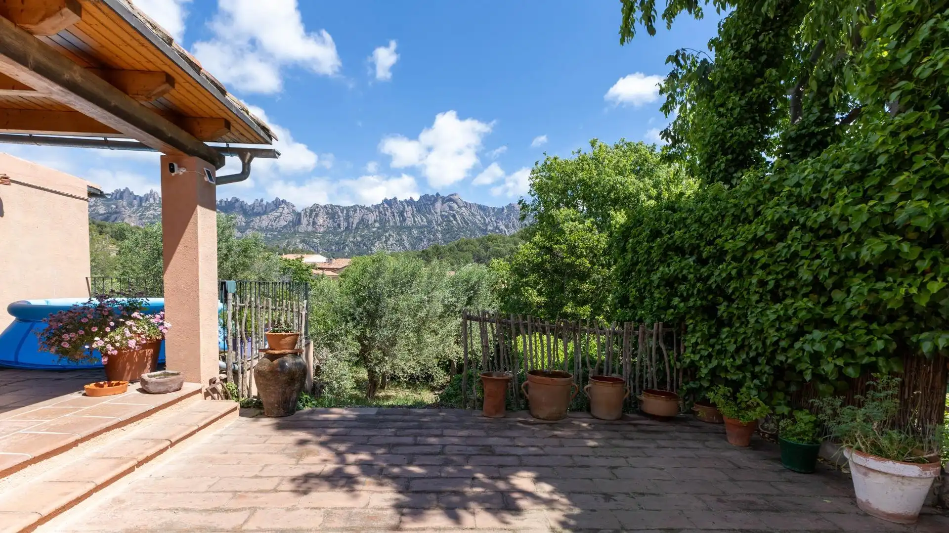 Terraza de Finca rústica en venta en El Bruc con Calefacción y Terraza