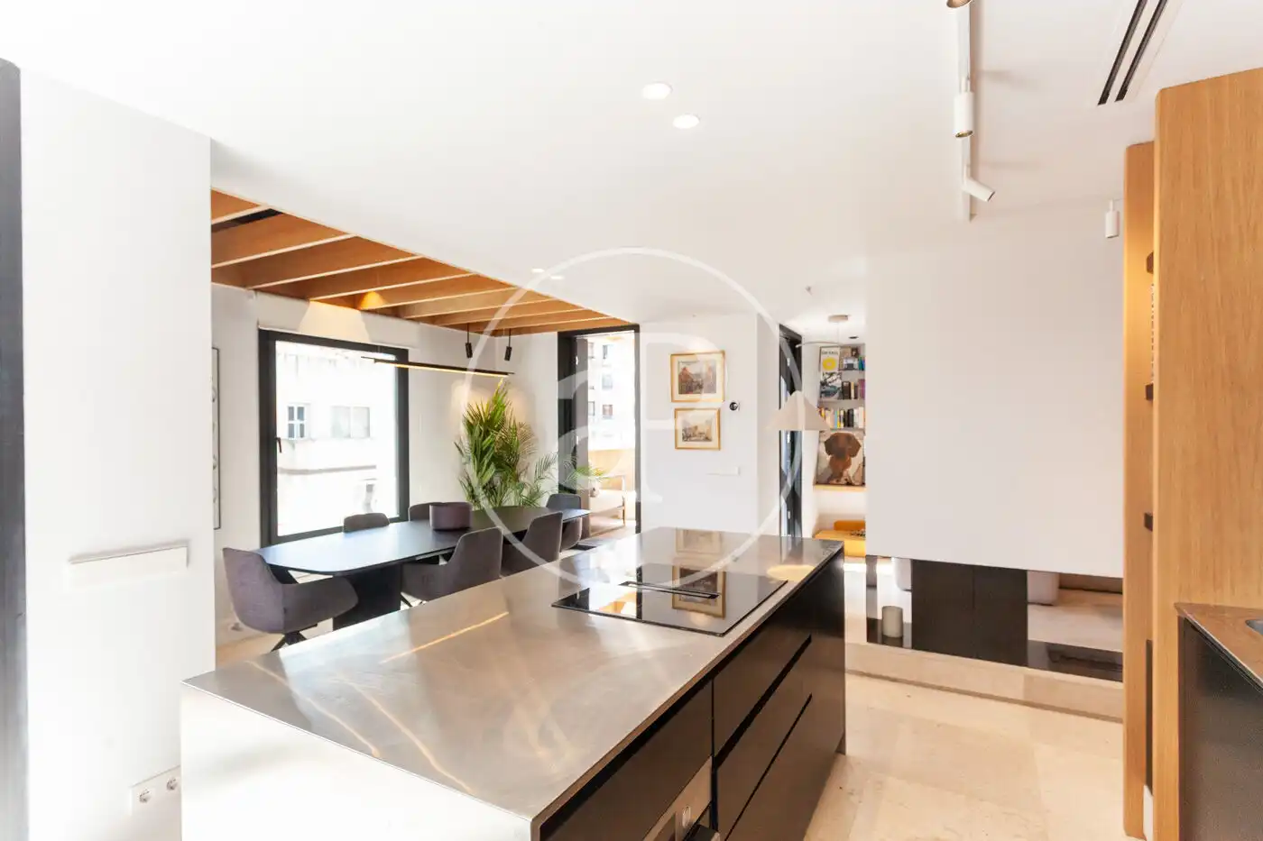 Kitchen of Flat for sale in Madrid  with Air Conditioner, Heating and Terrace
