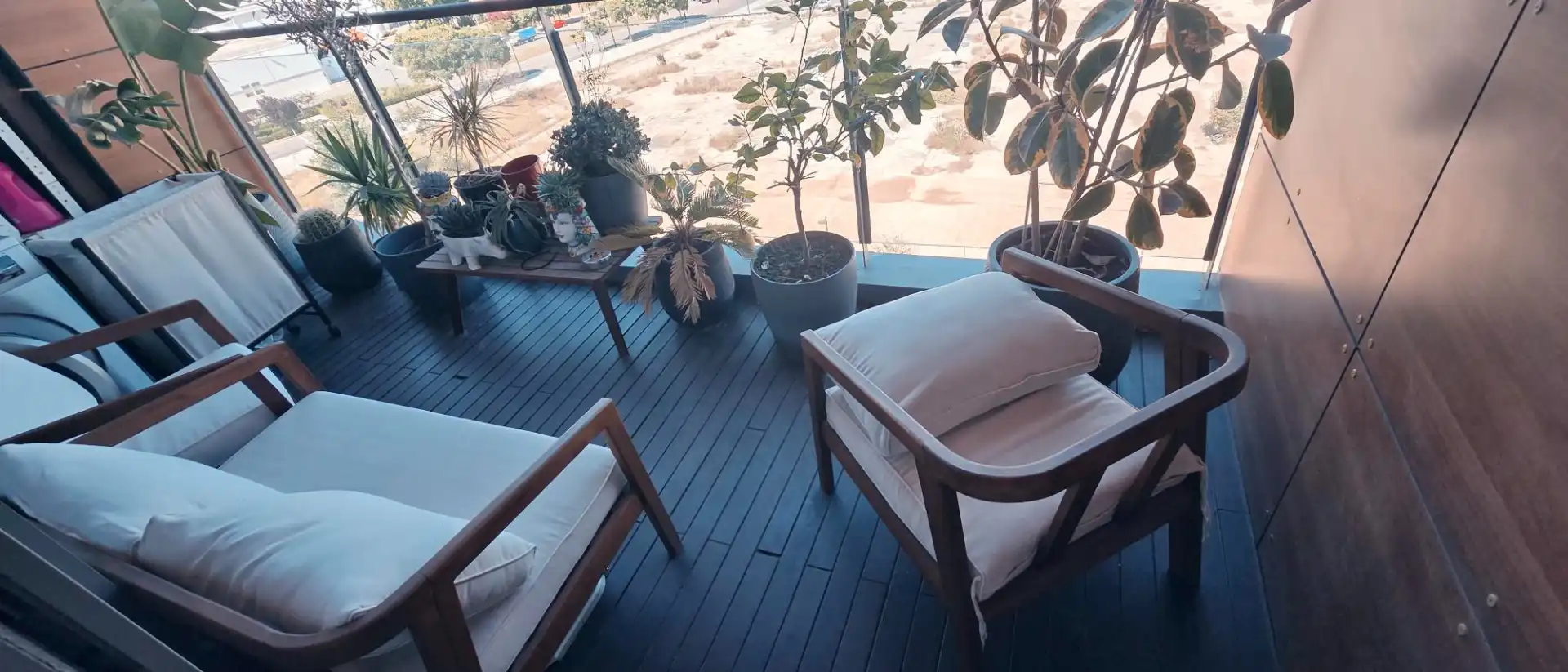 Terrasse von Maisonette zum Verkauf in Xirivella mit Klimaanlage, Heizung und Privatgarten