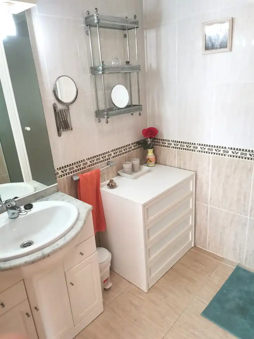 Bathroom of Apartments for rent in La Manga del Mar Menor  with Heating, Terrace and Swimming Pool