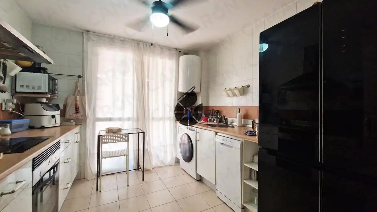 Cocina de Casa adosada en venta en Palomares del Río con Aire acondicionado y Parquet
