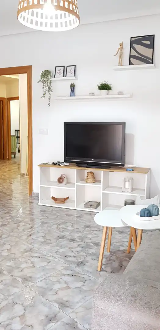 Sala de estar de Piso de alquiler en Albacete con Calefacción, Amueblado y Horno