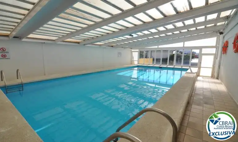 Swimming pool of Study for sale in Roses  with Heating, Furnished and Community pool
