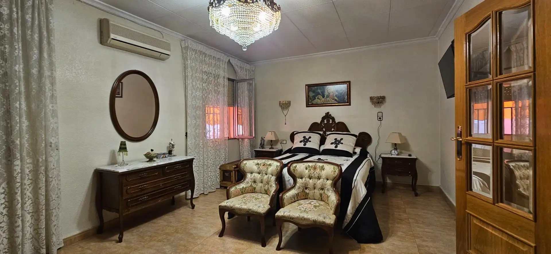 Bedroom of Houses for sale in Archena  with Storage room, Furnished and Balcony