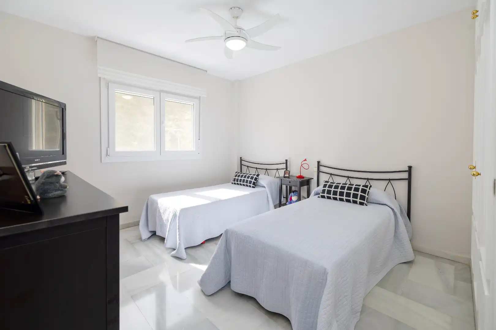 Schlafzimmer von Wohnung zum Verkauf in Málaga mit Klimaanlage, Privatgarten und Abstellraum