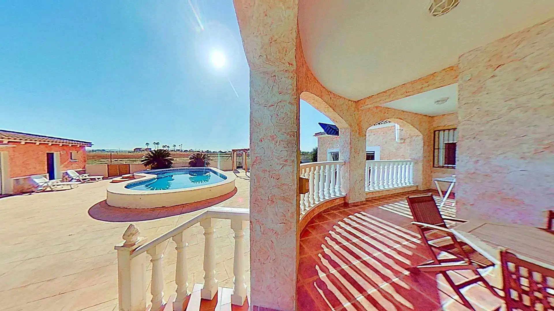 Terrassa de Casa o xalet en venda en Dolores amb Aire condicionat, Terrassa i Piscina