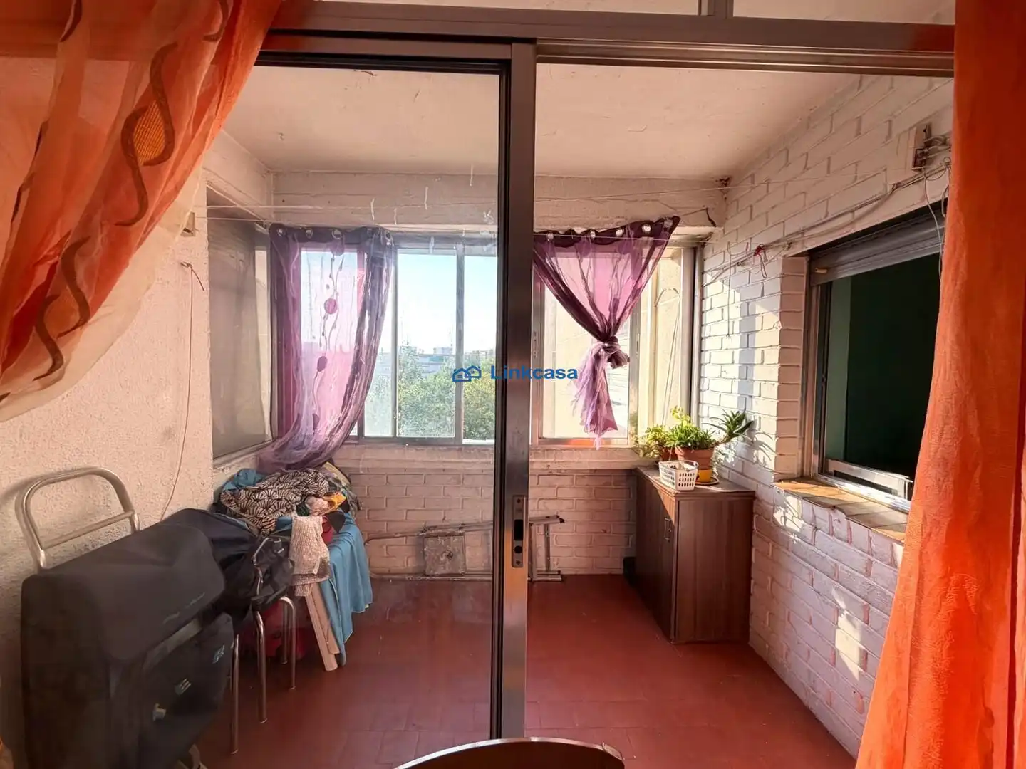 Balcony of Flat for sale in Leganés  with Air Conditioner, Heating and Storage room
