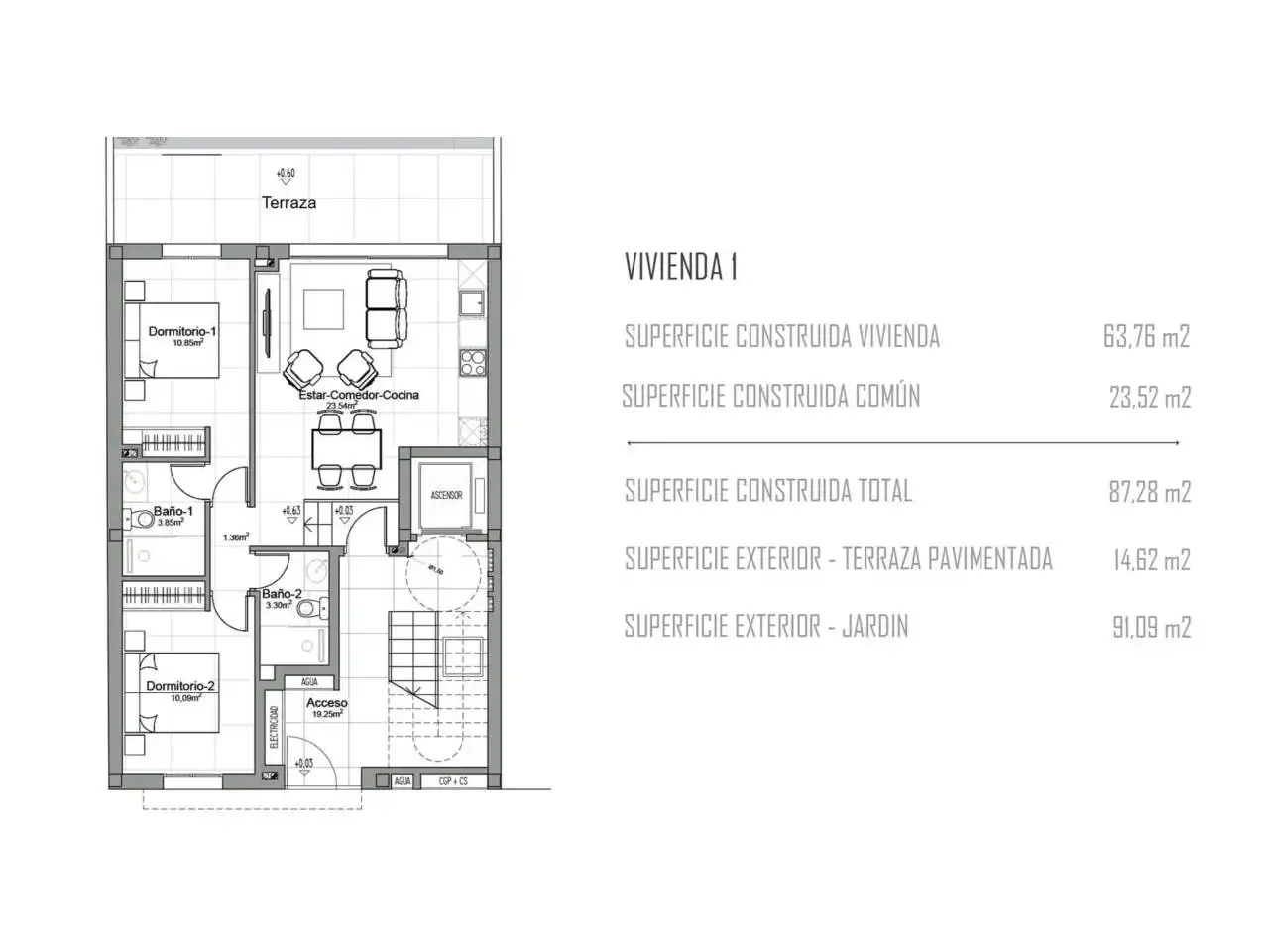 Dachboden zum Verkauf in  Palma de Mallorca mit Klimaanlage, Terrasse und Balkon