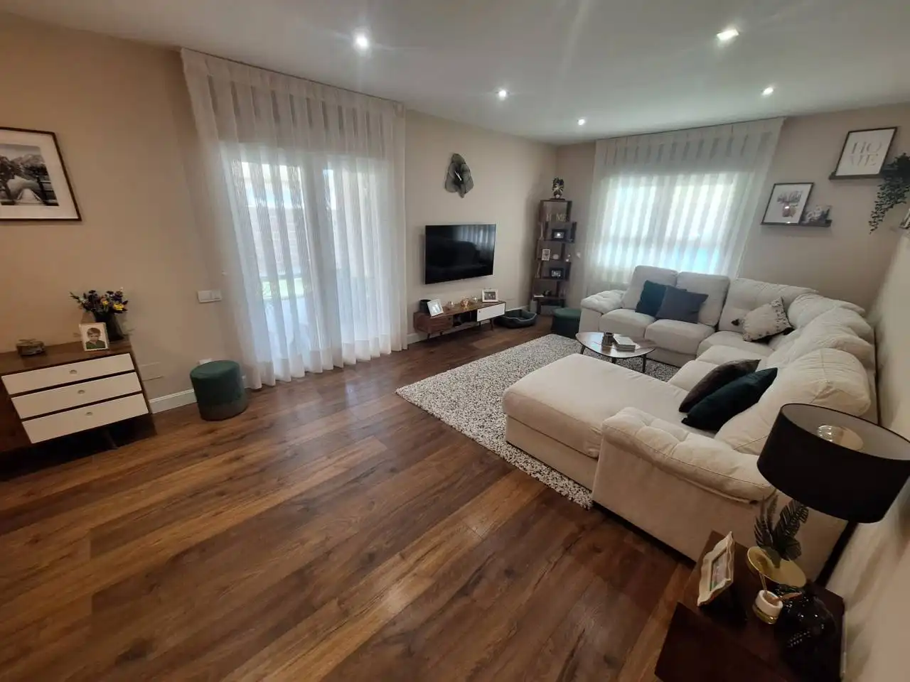 Sala de estar de Casa adosada en venta en Carranque con Aire acondicionado, Calefacción y Terraza