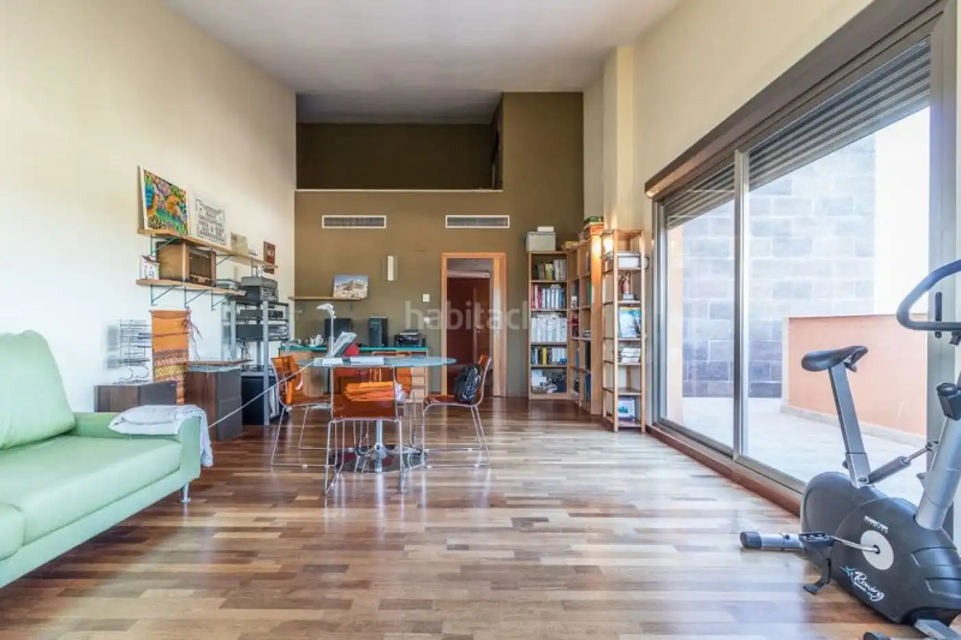 Living room of Houses for sale in L'Alcúdia  with Air Conditioner, Private garden and Parquet flooring