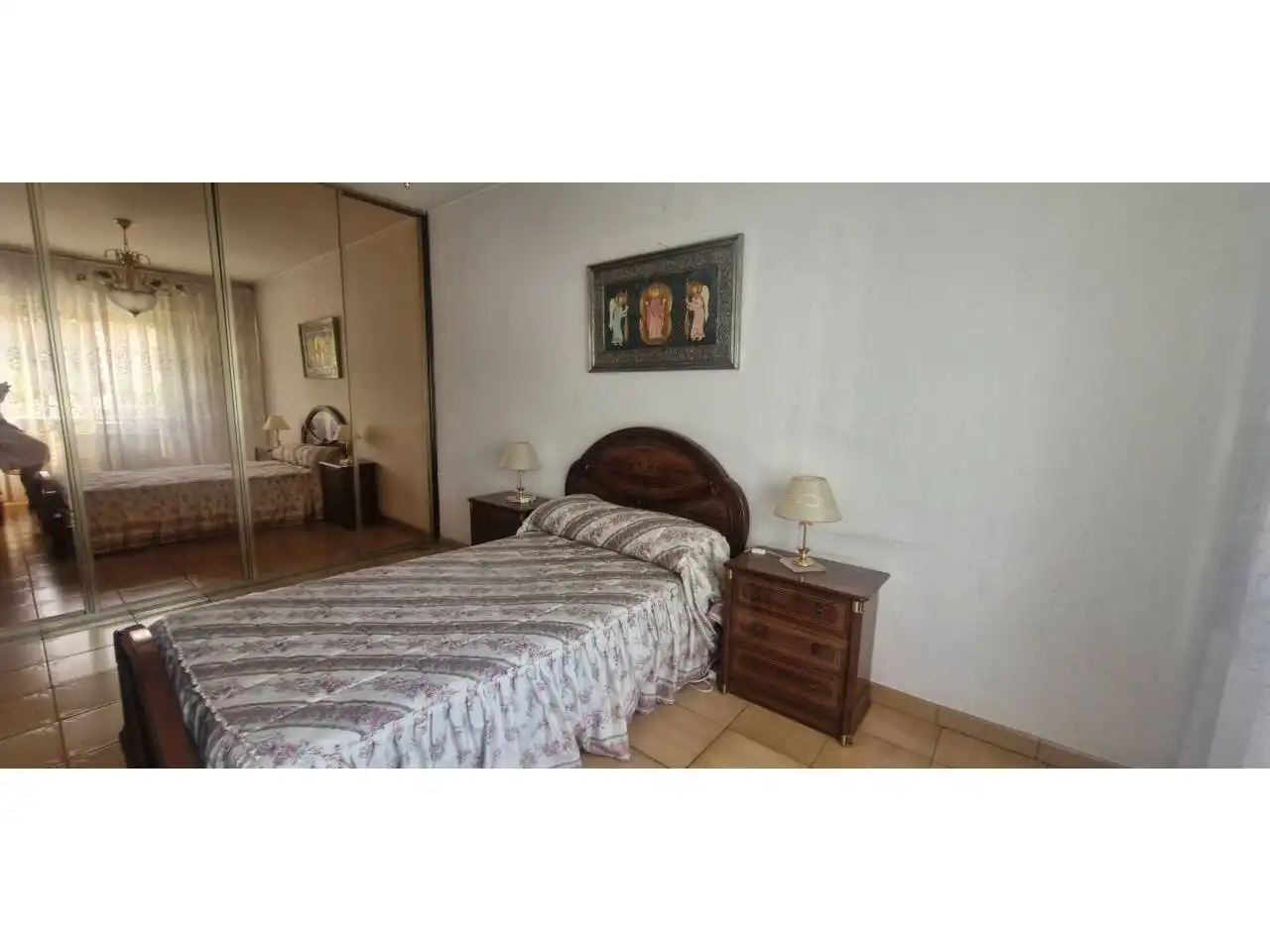 Bedroom of Flat for sale in  Logroño  with Heating, Terrace and Furnished
