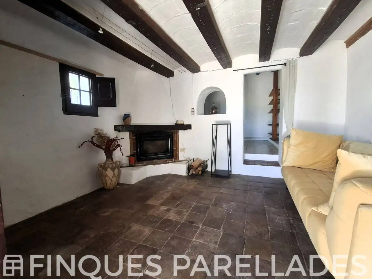 Sala de estar de Casa o chalet en venta en Sitges con Jardín privado y Terraza