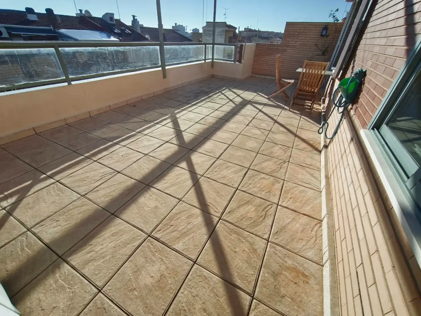 Terrasse von Dachboden zur Miete in Feria