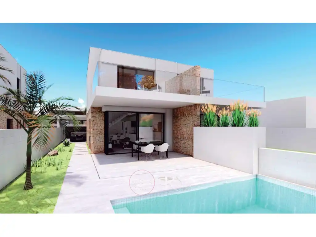 Vista exterior de Casa o xalet en venda en Vera amb Aire condicionat, Terrassa i Piscina