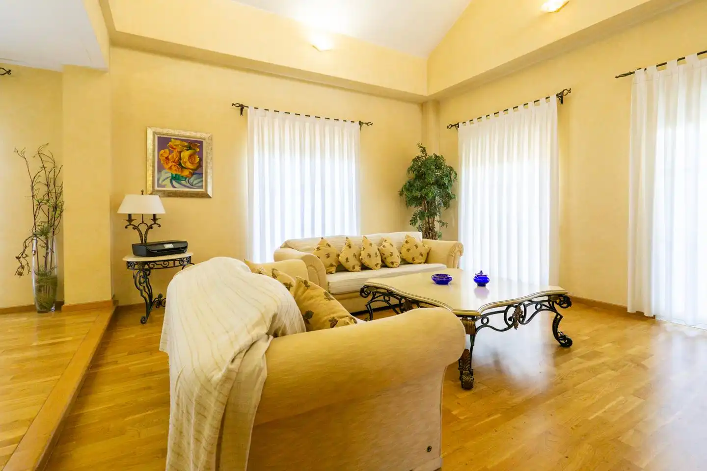 Sala de estar de Casa o chalet en venta en Cox con Aire acondicionado, Jardín privado y Parquet