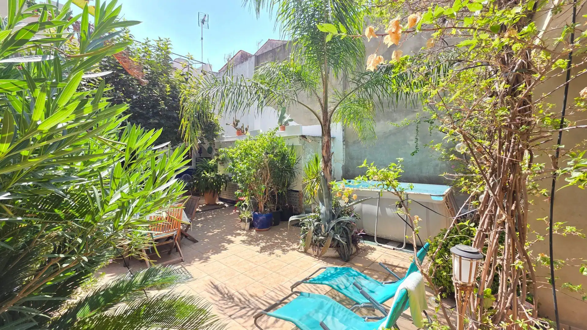 Terrassa de Casa o xalet en venda en El Real de Gandia amb Aire condicionat, Calefacció i Jardí privat