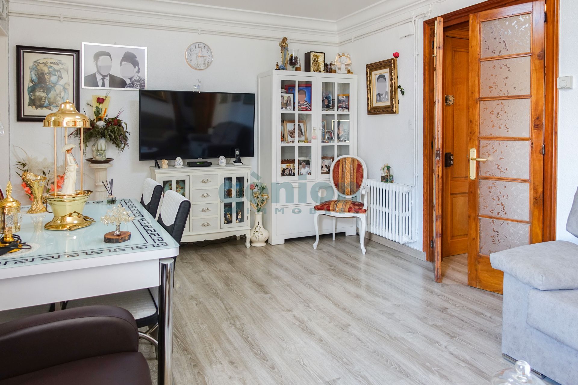 Living room of Flat for sale in Girona Capital  with Heating and Storage room
