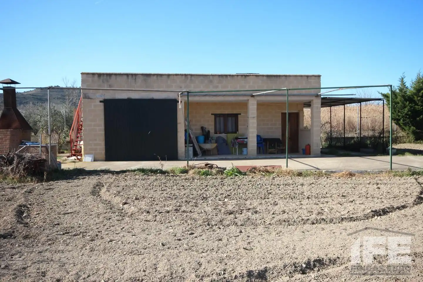 Vista exterior de Finca rústica en venta en Cervera del Río Alhama con Terraza