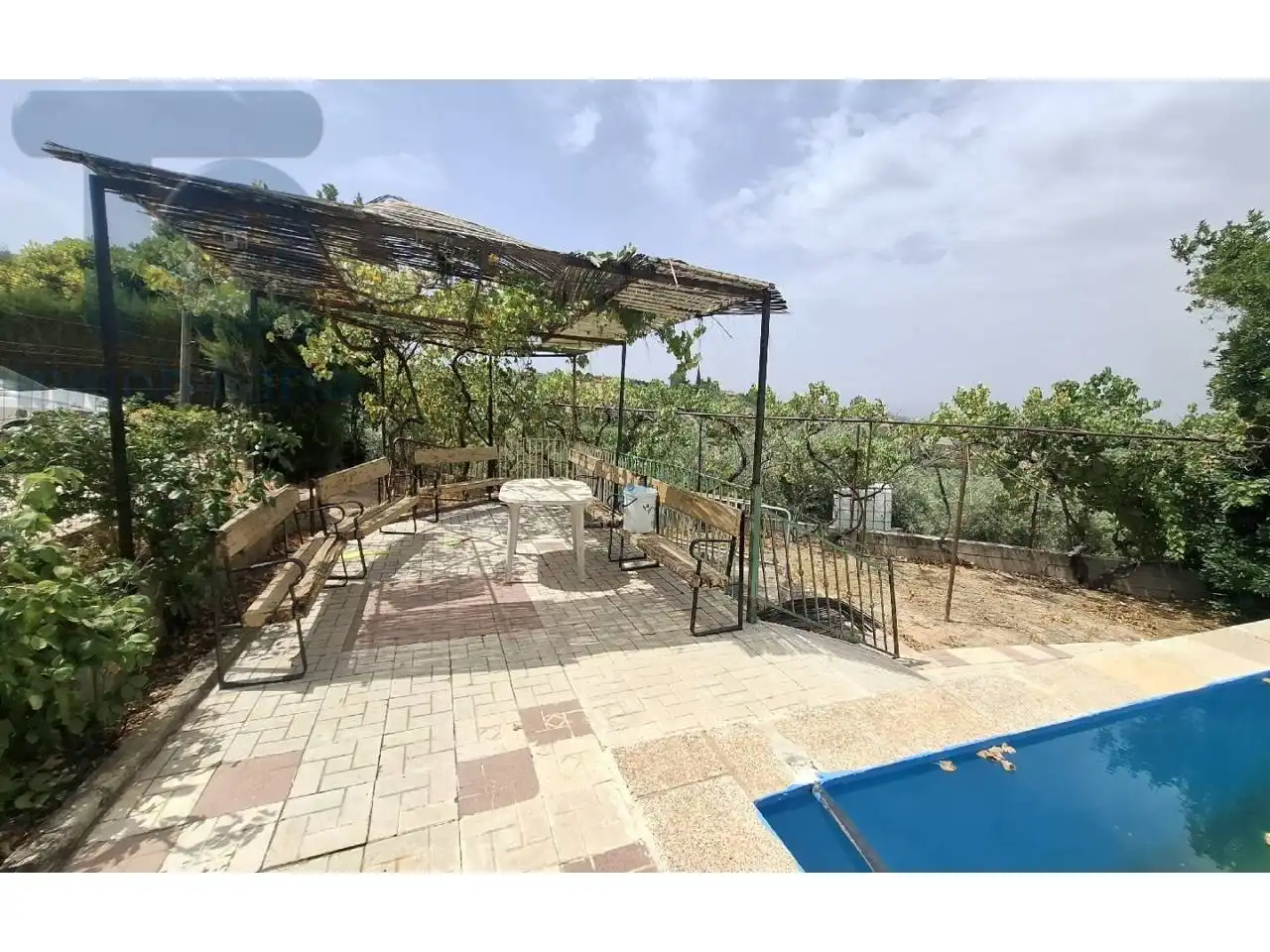 Terrasse von Country house zum Verkauf in Cogollos de la Vega mit Privatgarten, Terrasse und Schwimmbad