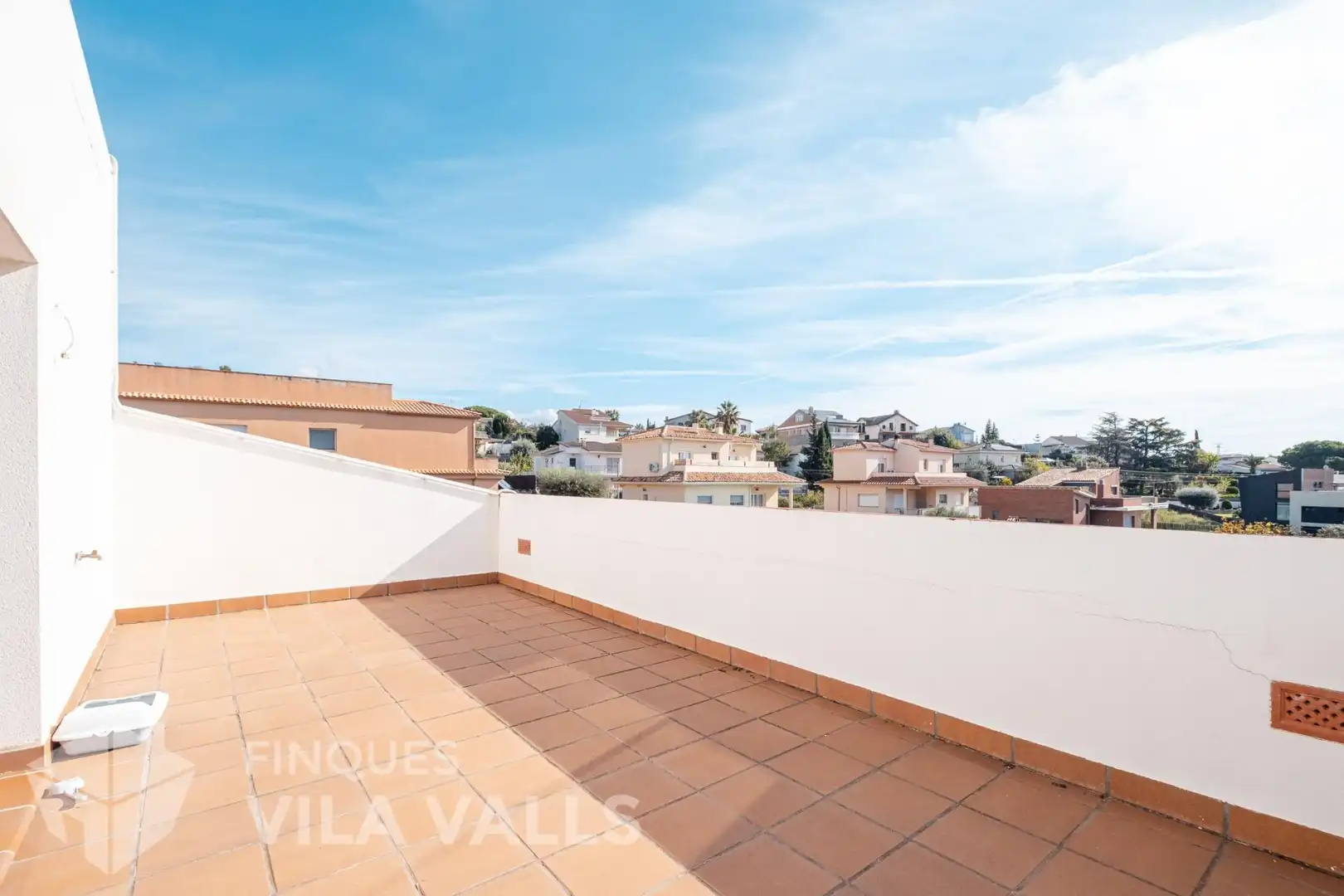 Terrassa de Casa o xalet en venda en Bigues i Riells del Fai amb Aire condicionat, Jardí privat i Parquet