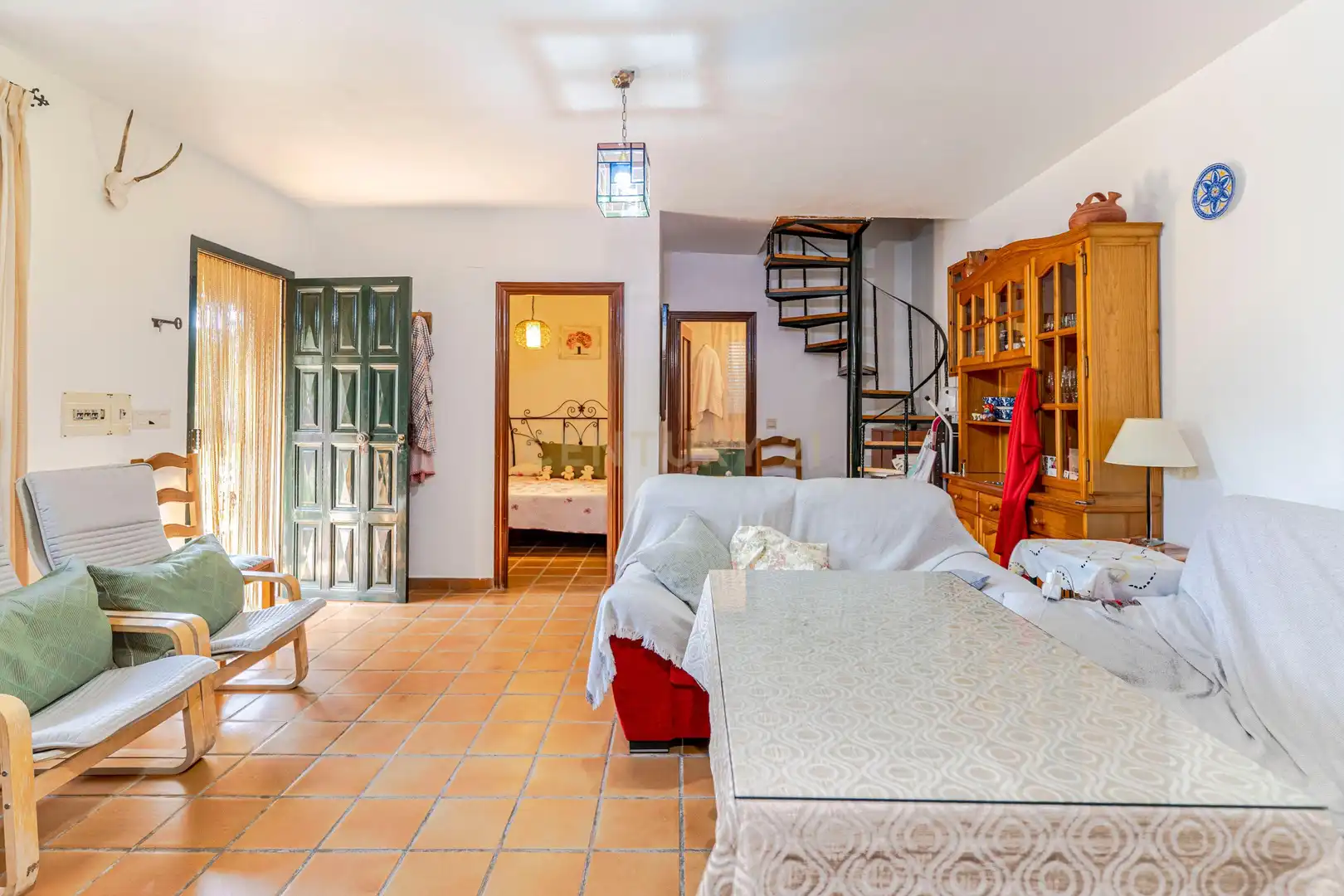 Sala de estar de Casa o chalet en venta en Güéjar Sierra con Jardín privado, Trastero y Piscina