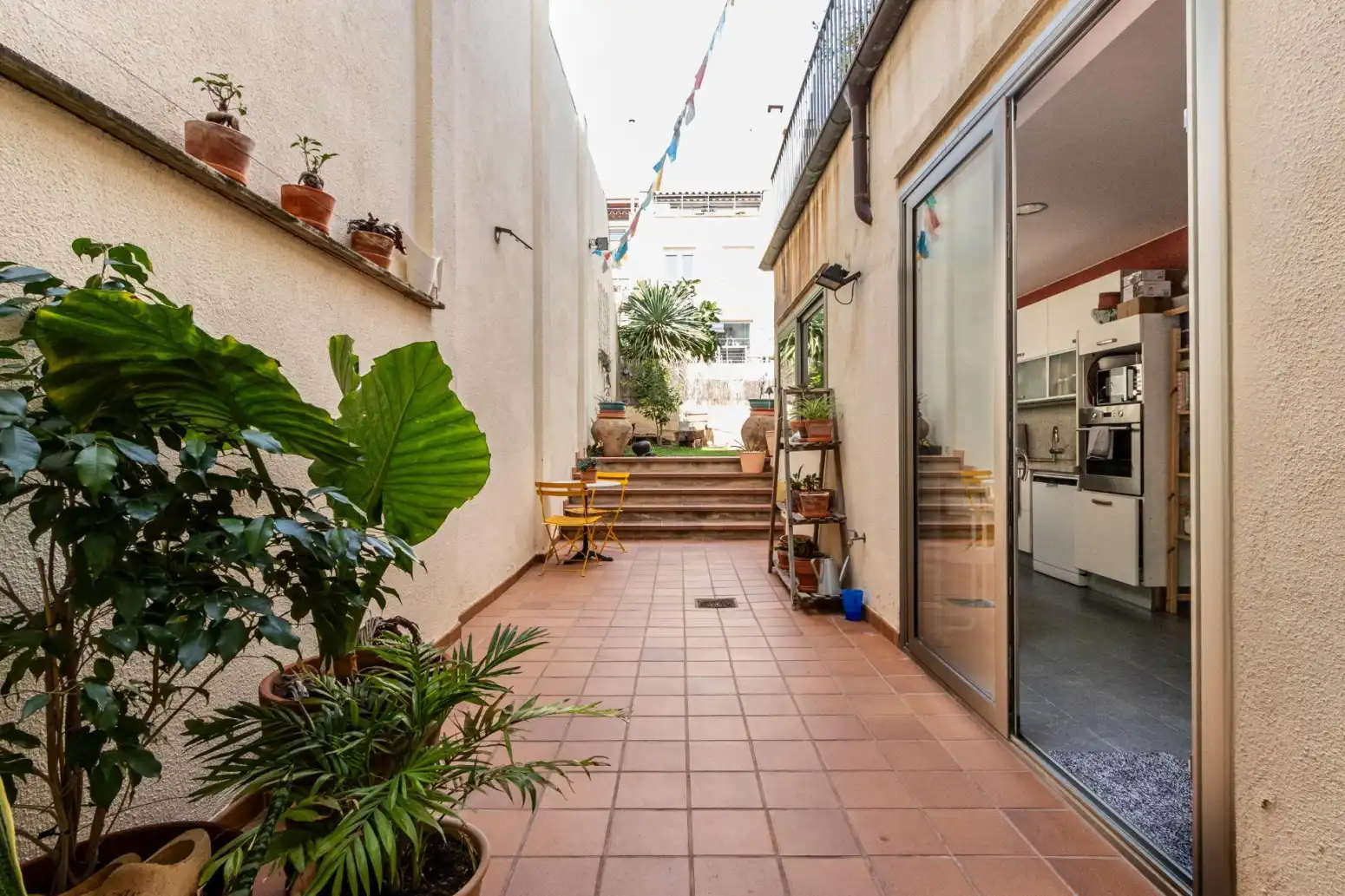 Terraza de Casa adosada en venta en Terrassa con Calefacción, Parquet y Terraza