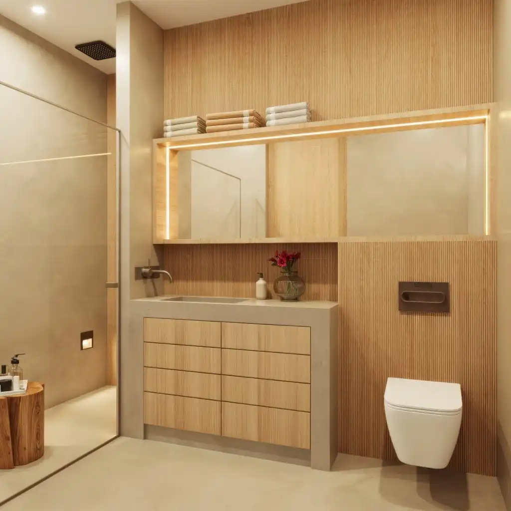 Baño de Apartamento en venta en Barcelona con Parquet