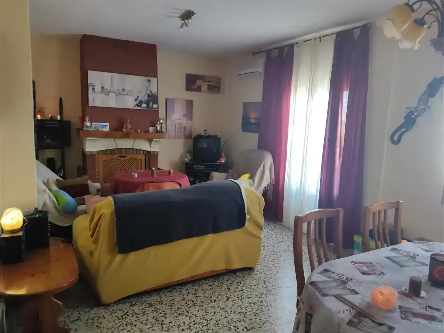 Sala de estar de Piso en venta en Serón con Aire acondicionado, Trastero y Amueblado