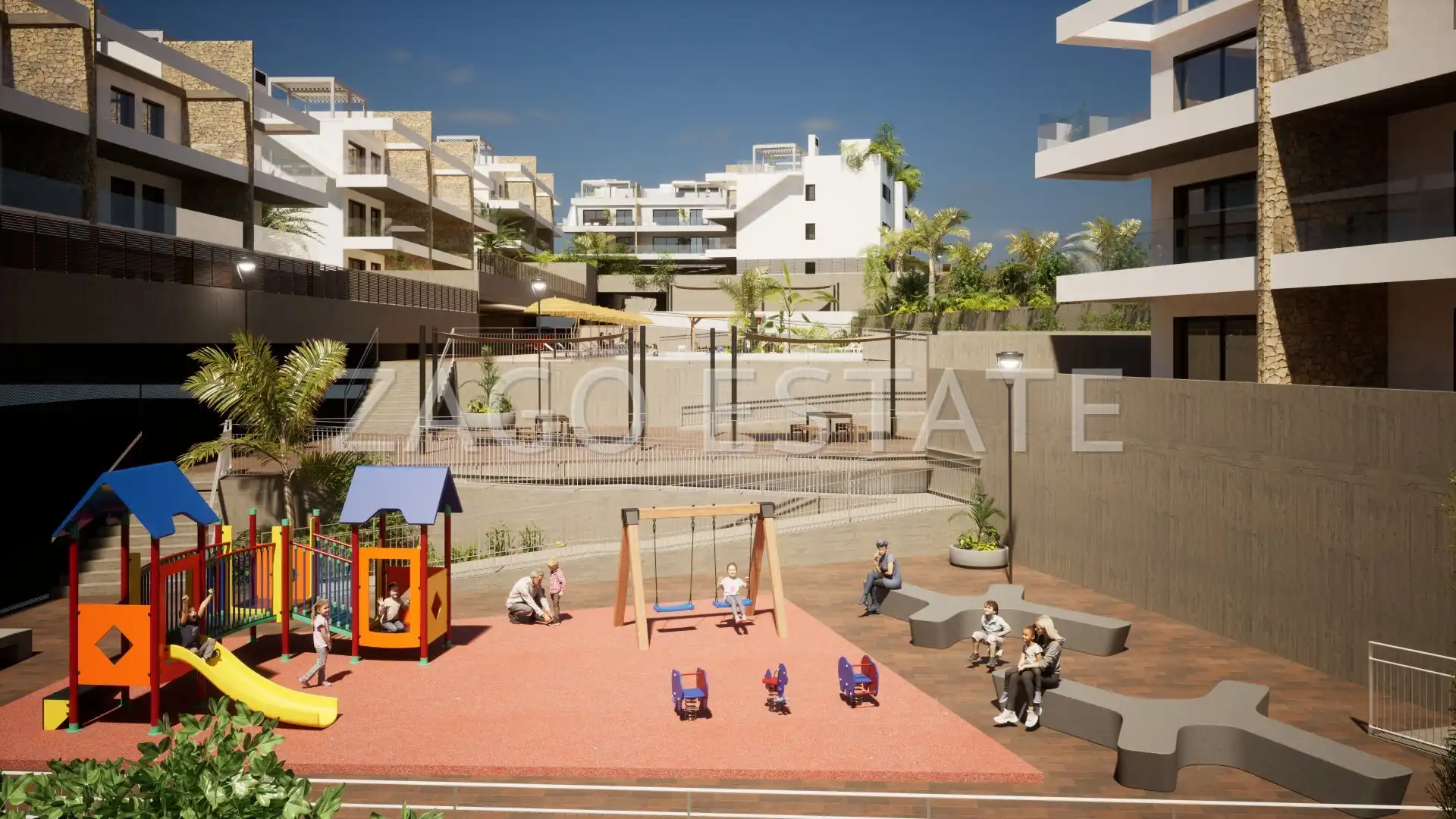 Apartment mit Pool zum Verkauf in Balcón de Finestrat - Terra Marina, imagen 8