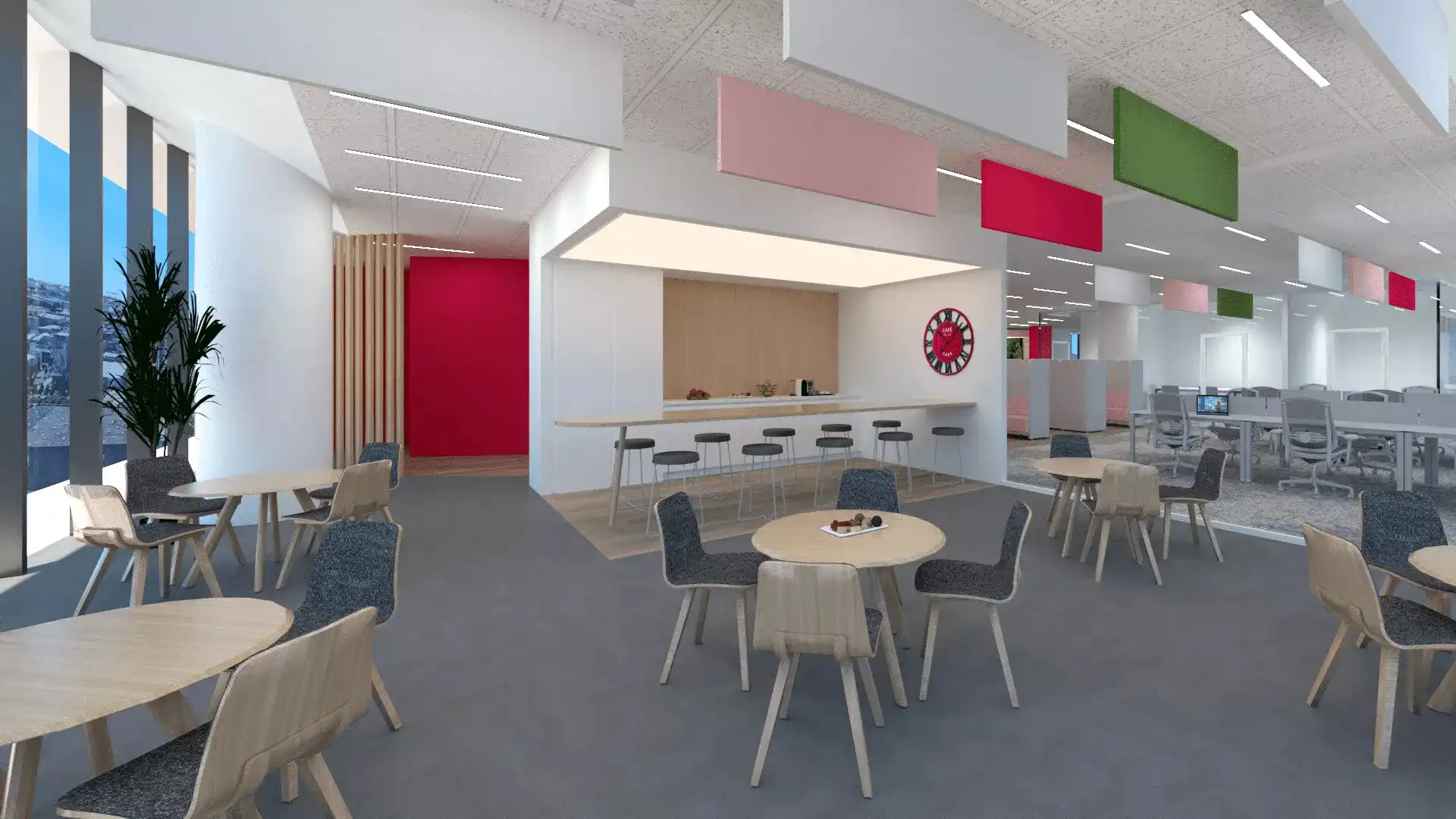 Büro zur Miete in L'Hospitalet de Llobregat mit Klimaanlage und Heizung