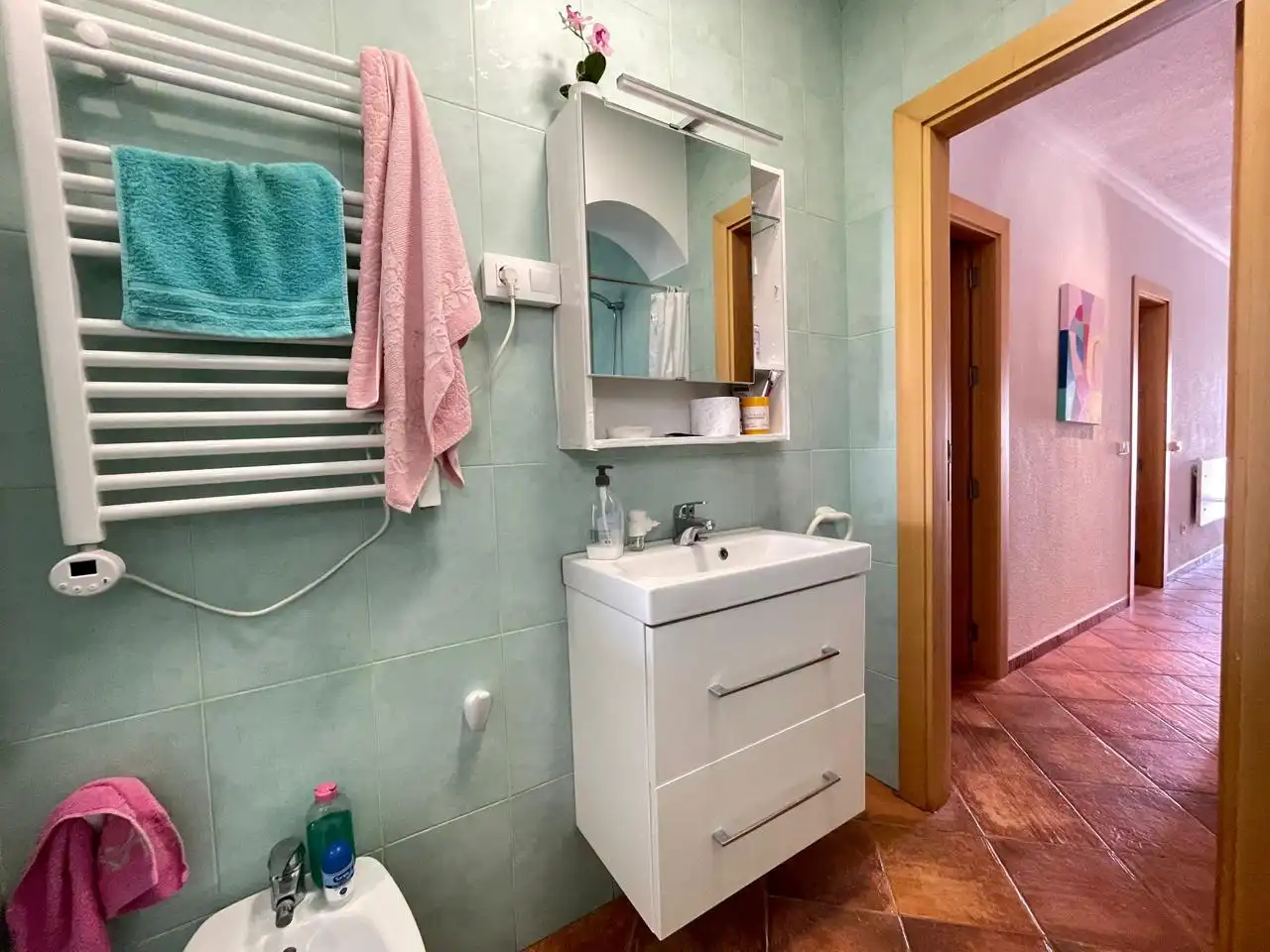 Bathroom of Houses for sale in La Manga del Mar Menor  with Air Conditioner, Heating and Private garden