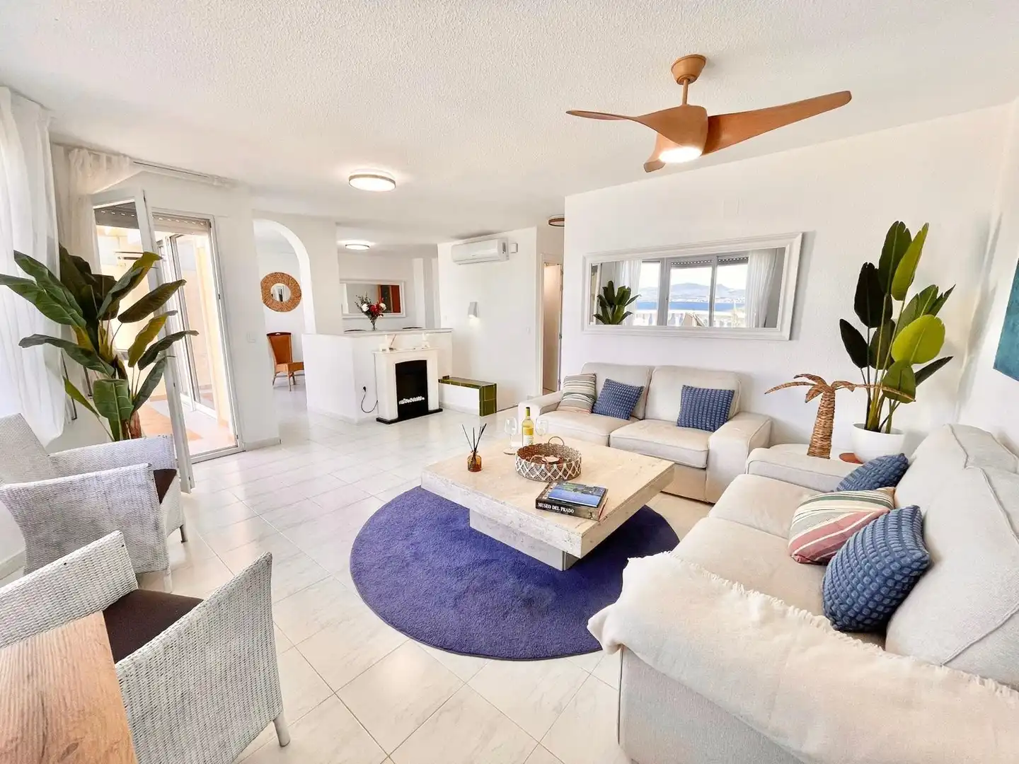 Living room of Apartments for rent in La Manga del Mar Menor  with Air Conditioner, Heating and Terrace