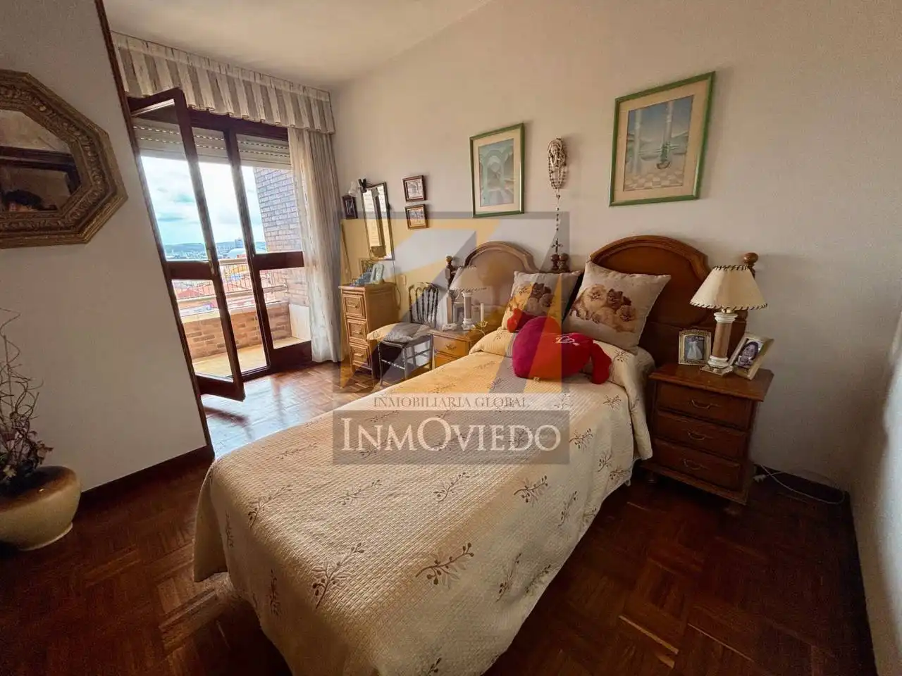Bedroom of Flat for sale in Avilés  with Heating, Parquet flooring and Terrace