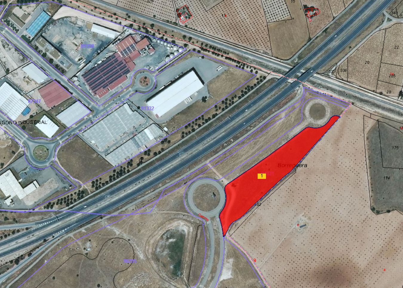 Terreno industrial en venta en Daimiel