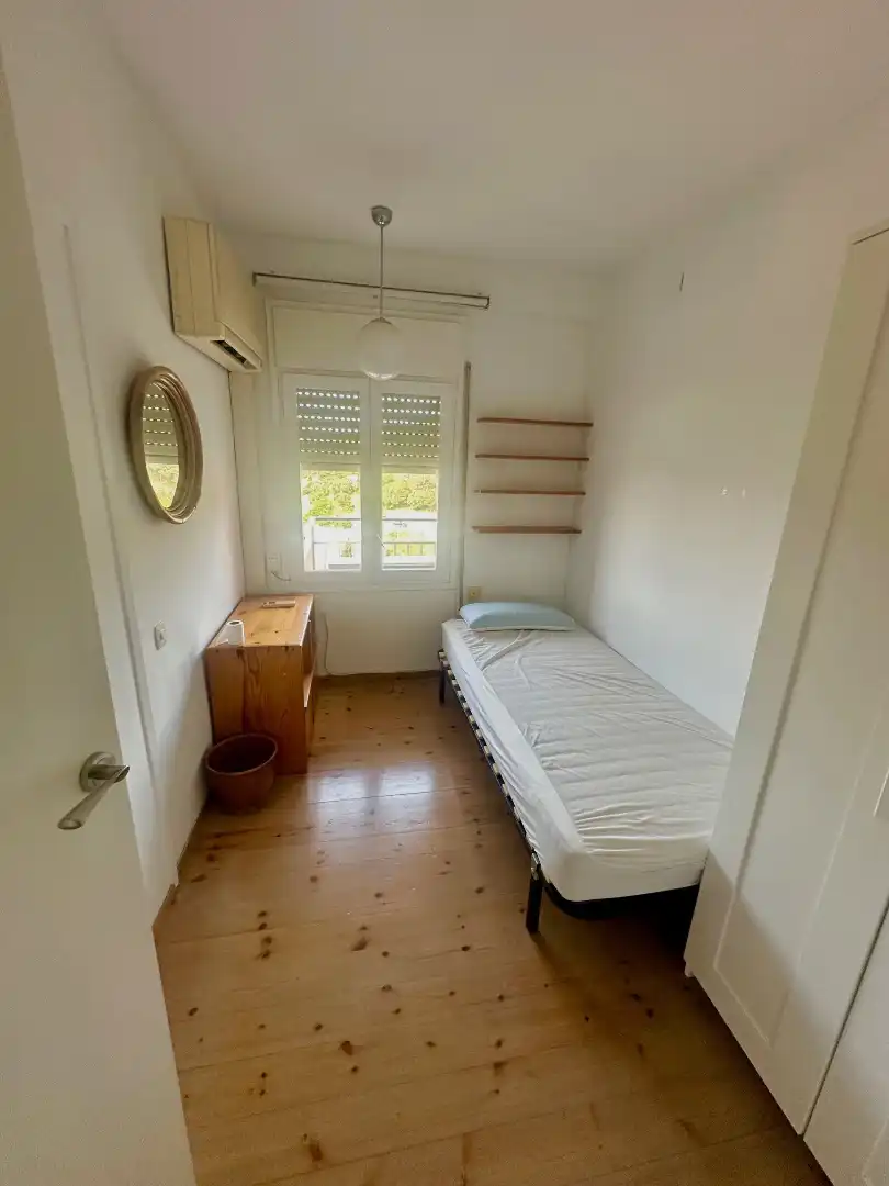 Bedroom of Flat for rent in Barcelona  with Air Conditioner, Furnished and Oven