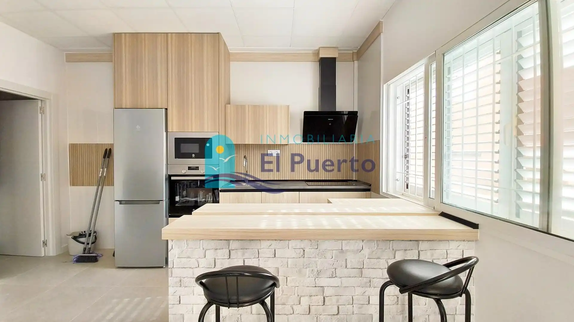Cuina de Apartament en venda en Mazarrón amb Moblat i Piscina comunitària