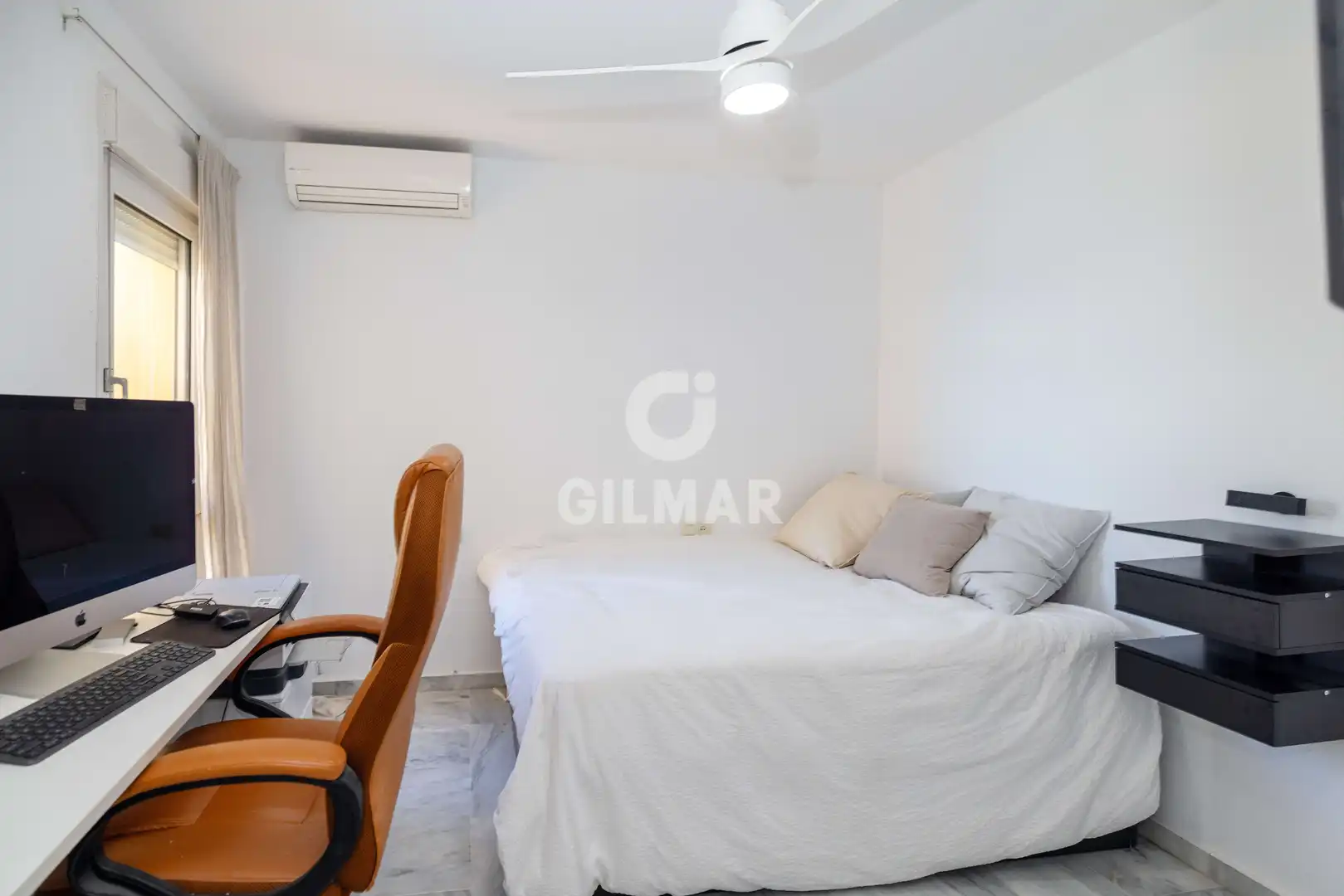 Schlafzimmer von Wohnung zum Verkauf in Benalmádena mit Heizung, Privatgarten und Abstellraum
