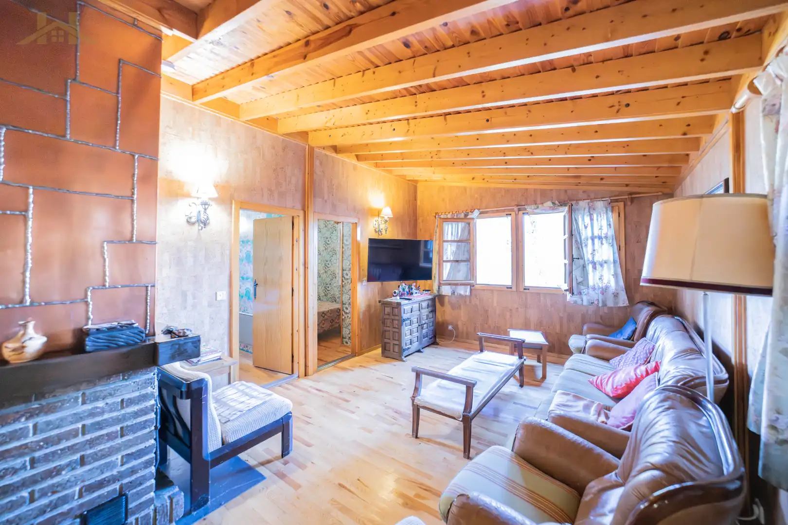 Sala de estar de Casa o chalet en venta en Collado Mediano con Calefacción, Jardín privado y Piscina