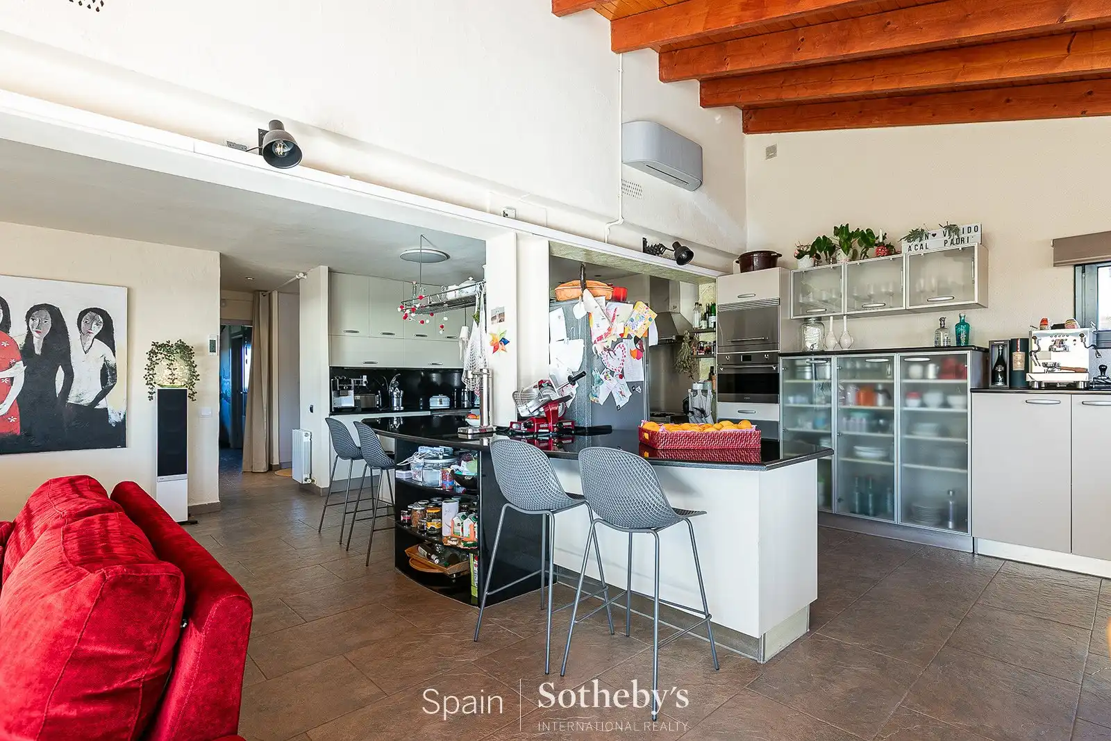Cocina de Casa o chalet en venta en Olivella con Aire acondicionado, Calefacción y Jardín privado